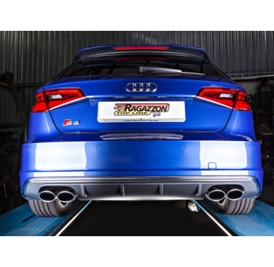 Tramo Intermedio Con Escape Acero Inox + Escape Trasero Doble Acero Inox Salidas Ovaladas 2 / 108x70 Mm 
 Con Valvulas I