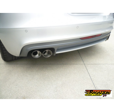 Escape Trasero Doble Acero Inox Salidas Redondas 2x80 Mm Sport Line Asimetricas - Modificación Del Parachoques Original
  Au