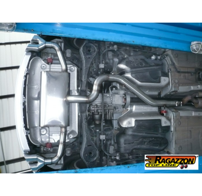 Escape Trasero Doble Acero Inox Salidas Redondas 2x80 Mm Sport Line Asimetricas - Modificación Del Parachoques Original
  Au