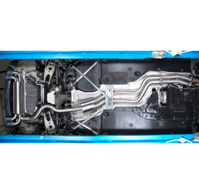 Tramo Sustitución Segundo Catalizador Grupo N Acero Inox + Tramo Intermedio Con Escape Acero Inox - Para Instalar Con Silenc