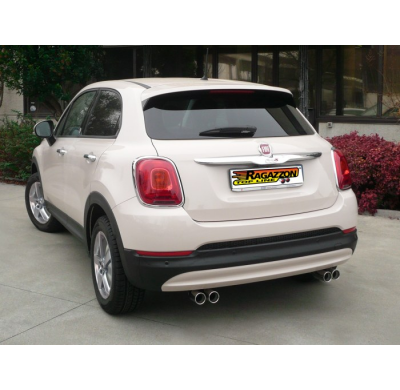 Escape Trasero Acero Inox Con Salida Ovalada 115x70 Mm  
 Paragolpes Paquete "Cross , Cross Plus".  
 Línea Con Diámetro Mej