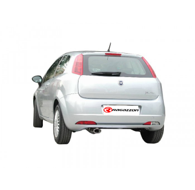 Escape Trasero Acero Inox Salidas Redondas 2x80 Mm
  Fiat Grande Punto + Punto Evo (Typ199) 2005>>2012 1.2 (48/51kw) - 1.4 (