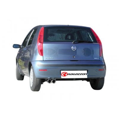 Escape Trasero Acero Inox Con Salida Redonda 90 Mm (No Es Compatible Con Parachoques "Speed")
  Fiat Punto Ii (Typ188) 1999>