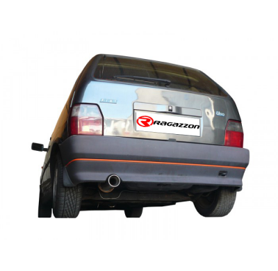 Escape Trasero Grupo N Acero Inox Con Salida Redonda 80 Mm - Fabricado a Pedido
  Fiat Uno 2° Serie 1372cc Turbo Ie 09/1989>