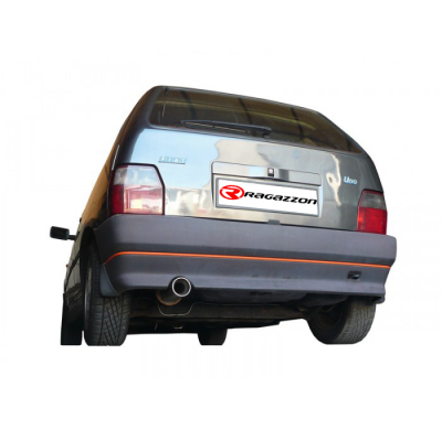 Escape Trasero Grupo N Acero Inox Con Salida Redonda 80 Mm - Fabricado a Pedido
  Fiat Uno 2° Serie 1372cc Turbo Ie Kat. 09/