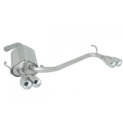 Escape Trasero Doble Acero Inox Salidas Redondas 2x80 Mm Asimetricas - Modificación Del Parachoques Original
  Alfa Romeo Gt