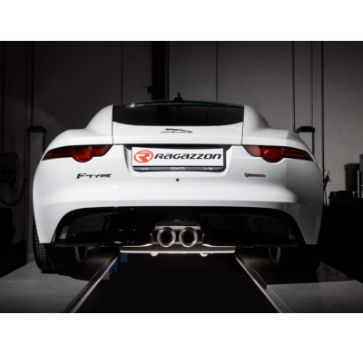 Catalizador Metalico 300cpsi 
 Línea Con Diámetro Mejorado 70 Mm
 Es Necesario Reprogramar La Centralita 
 Jaguar F-Type Coupè P