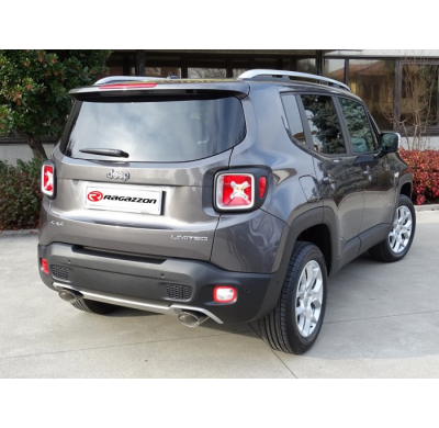 Tramo Delantero Acero Inox  
 Línea Con Diámetro Mejorado 60 Mm 
 Jeep Renegade 2.0mjet 4x4 (125kw) 2014>> Ragazzon