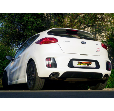 Escape Trasero Doble Acero Inox Salidas Ovaladas 135x90 Mm
  Kia Pro Cee'd 1.6t Gt (150kw) 2013>> Ragazzon