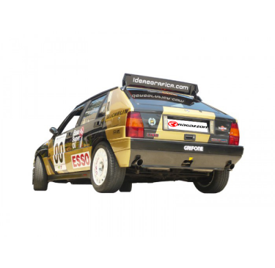 Escape Trasero Doble Acero Inox Salidas Redondas 70 Mm Sport Racing - Fabricado a Pedido
  Lancia Delta 2.0 Turbo Hf 4wd 8v