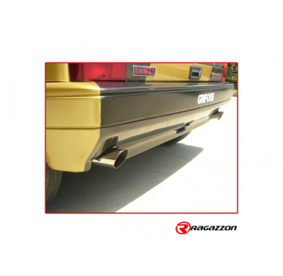 Escape Trasero Doble Acero Inox Salidas Redondas 70 Mm Sport Racing - Fabricado a Pedido
  Lancia Delta 2.0 Turbo Hf 4wd 8v