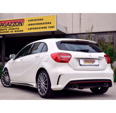 Escape Trasero Acero Inox
  Mercedes Clase a (W176) 2012>>2018 A180cdi (1461cc - 80kw) 2012>>05/2018 Ragazzon