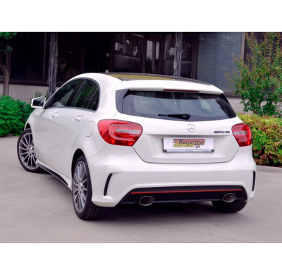 Escape Trasero Acero Inox
  Mercedes Clase a (W176) 2012>>2018 A180cdi (1461cc - 80kw) 2012>>05/2018 Ragazzon