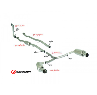 Tramo Supresor Catalizador Grupo N Acero Inox
 Es Necesario Reprogramar La Centralita 
 Mini R55 Clubman 2007>>2014 Jcw 1.6 (155