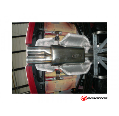 Escape Trasero Acero Inox Salidas Redondas 2x90 Mm Carbon Shot 
 Con Válvula Eléctrica Integradas Y Mando Wifi.
 Mini R59 Ro