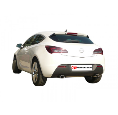Tramo Traseros Grupo N Acero Inox En Sustitución 1ª Trasera
  Opel Astra J Gtc 1.6 Turbo (132kw) 2011>>2013 Ragazzon