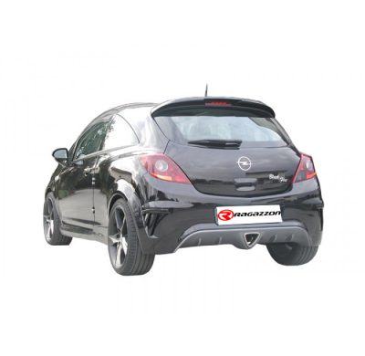 Escape Trasero Acero Inox Con Salida Redonda Central 60 Mm
  Opel Corsa D 1.6 Turbo Opc 141kw (Typ Fg11) 09/2006>> Ragazzon