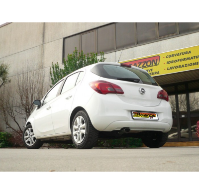 Escape Trasero Acero Inox Con Salida Ovalada 110x65 Mm 
  Opel Corsa E 1.4 (66kw) 11/2014>> Ragazzon
