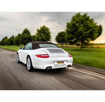 Escape Trasero Doble Acero Inox Sin Terminales
  Porsche 911(997) 2004>>2012 3.8i Carrera S (283kw) 2009>>2012 Ragazzon