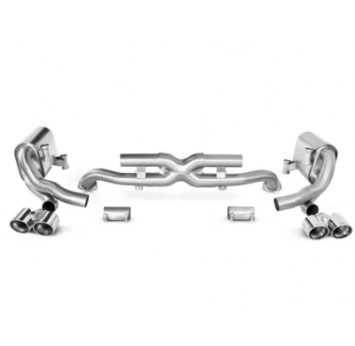 Escape Trasero Doble Acero Inox Sin Terminales
  Porsche 911(997) 2004>>2012 3.8i Gts Carrera 4 (300kw) 2010>>2012 Ragazzon