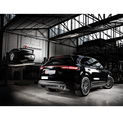 Tramo Intermedio Con Escape Acero Inox + Tramos Traseros Dobles Acero Inox
  Porsche Cayenne(536) 2017>> 3.0 V6 (250kw) 2017