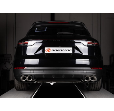 Tramo Intermedio Con Escape Acero Inox + Tramos Traseros Dobles Acero Inox
  Porsche Cayenne(536) 2017>> 3.0 V6 (250kw) 2017
