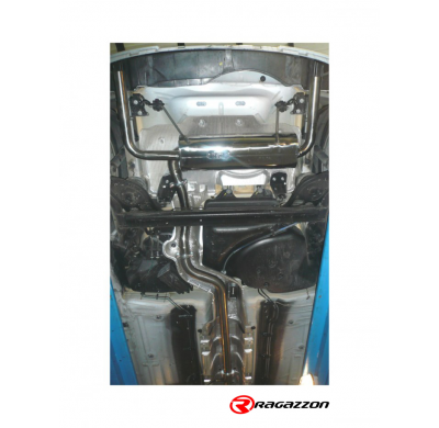 Tramo Intermedio Grupo N Acero Inox
  Renault Clio Mk3 2005>>2012 2.0 16v Rs (147kw) 2010>> Ragazzon