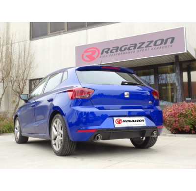 Tramo Intermedio Grupo N Acero Inox 
  Seat Ibiza Mk5 (6f) 2017>> 1.0tsi (70kw) / 1.0tsi (70kw) Fr 2017>> Ragazzon