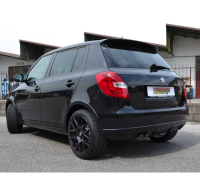 Escape Trasero Acero Inox Con Salida Ovalada 115x70 Mm - Modificación Del Parachoques Original
  Skoda Fabia (5j) 2007>>2014