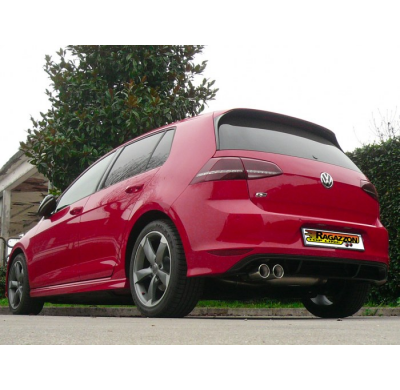 Escape Trasero Acero Inox Salidas Redondas 2x70 Mm Sport Line Asimetricas
 Línea Con Diámetro Mejorado 60 Mm 
 Volkswagen Go