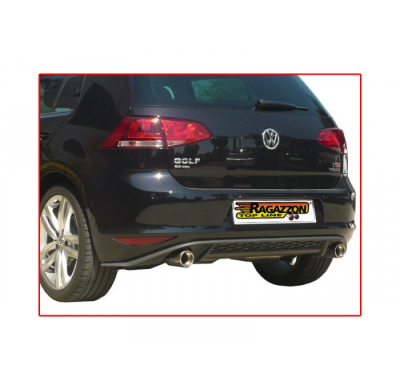 Escape Trasero Acero Inox Con Salida Ovalada 135x90 Mm
  Volkswagen Golf Mk7 1.4tsi (103kw) 2012>>2014 Ragazzon