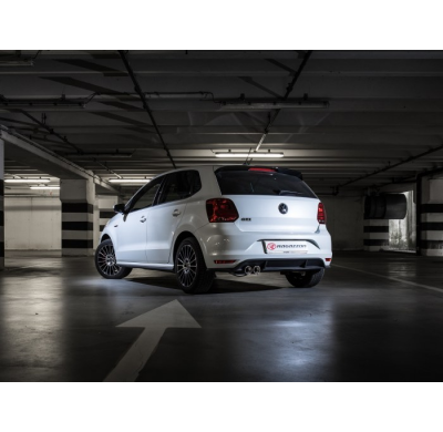 Tramo Intermedio Grupo N Acero Inox + Escape Trasero Acero Inox Salidas Redondas 2x80 Mm Asimetricas
 Línea Con Diámetro Mej