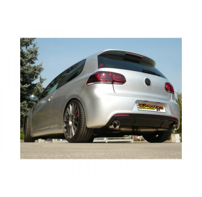 Escape Trasero Doble Acero Inox Salidas Redondas 102 Mm Sport Line - Línea Con Diámetro Mejorado 76 Mm
  Volkswagen Golf Mk6