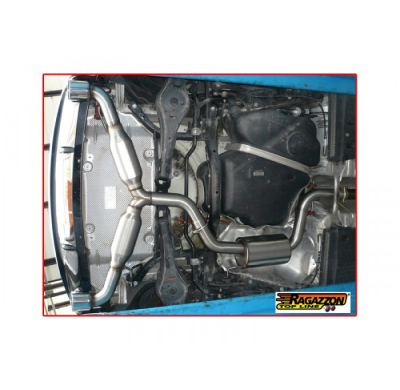 Escape Trasero Doble Acero Inox Salidas Redondas 102 Mm Sport Line - Línea Con Diámetro Mejorado 76 Mm
  Volkswagen Golf Mk6