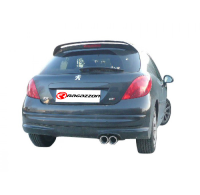 Tramo Delantero Con Flexible Acero Inox
  Peugeot 207 1.6 16v Thp Gti (128kw) 2007>> Ragazzon
