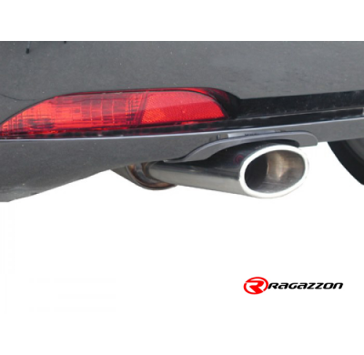 Escape Trasero Acero Inox Con Salida Ovalada 110x65 Mm Sport Line
  Fiat Grande Punto + Punto Evo (Typ199) 2005>>2012 1.4 16