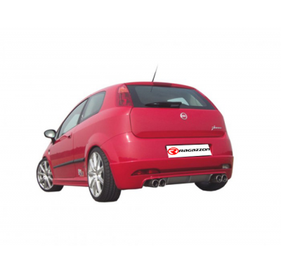 Escape Trasero Acero Inox Salidas Redondas 2x80 Mm
  Fiat Grande Punto + Punto Evo (Typ199) 2005>>2012 1.2 (48/51kw) - 1.4 (