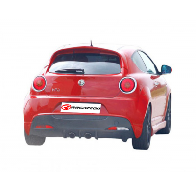 Escape Trasero Acero Inox Con Salida Ovalada 110x65 Mm Sport Line
  Alfa Romeo Mito(955) 2008>>2018 1.4 (58kw) 09/2008>>2013