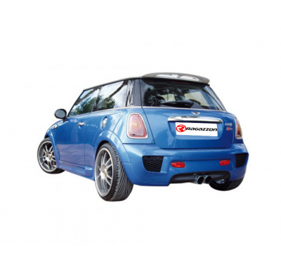 Escape Trasero Acero Inox Salidas Redondas 2x90 Mm Sport Line  
 Con Válvula Eléctrica Integradas Y Mando Wifi.
 Mini R56 20