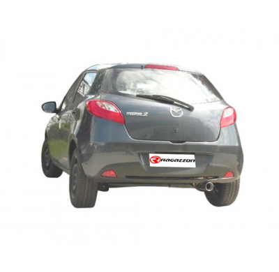 Escape Trasero Acero Inox Con Salida Redonda 90 Mm Sport Line
  Mazda 2 1.3 (55/63kw) 10/2007>> Ragazzon