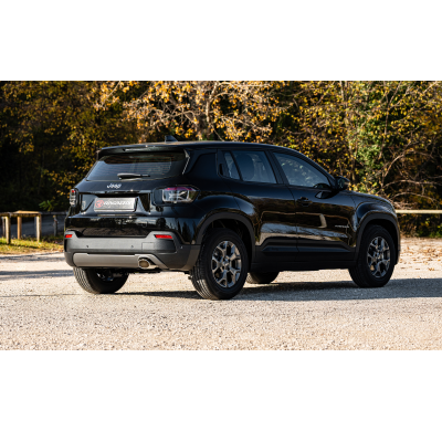 Silencioso trasero en acero inox con salida ovalada 128x80 mm  
 
 
 CON HOMOLOGACION Jeep Avenger 2023>> 1.2 (74kW) 2023>> Raga