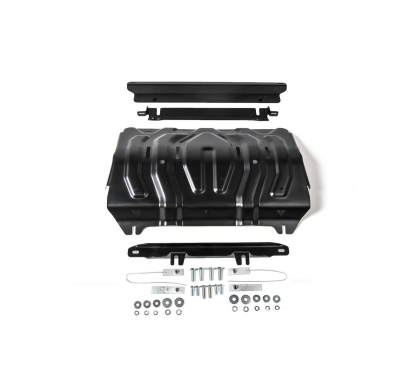 Protector Acero 3 mm Rival radiador Mitsubishi L200 / Triton KL 2,4D; 2,2D 2015-2019; 2019-