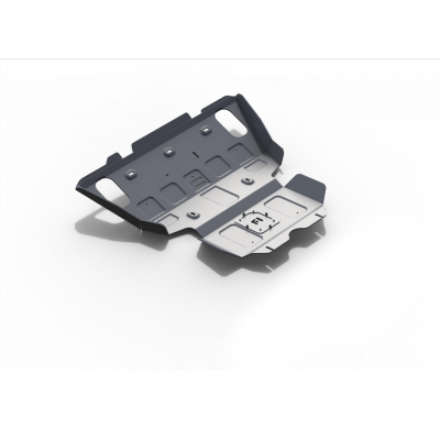 Protector Aluminio 6 mm Rival radiador + motor Toyota Hilux Vigo 2,5TD; 3,0TD; 2,7 2005-2010; 2011-2015