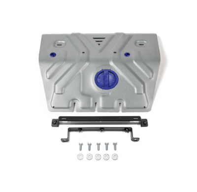 Protector Aluminio 4 mm Rival motor (placa 1) Toyota Land Cruiser Prado 150 J15 2,7; 2,8TD; 4,0 2017-