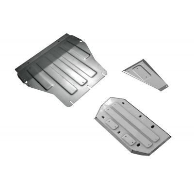 Protector Aluminio 6 Mm Rival Kit Completo Con Diferencial (4 Piezas) Volkswagen T6  Todas Motorizaciones (Incl. Euro6) 2015-202