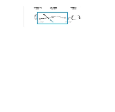Opel Corsa 1.3 06-*Tubo Interno