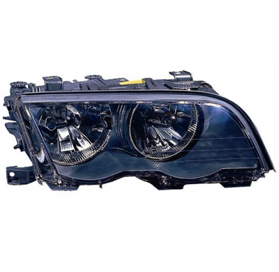 Bmw E46 98-*Faro Izq C/Reg Electr. 4p(Int/Oscuro)