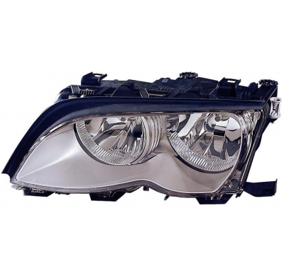 Bmw E46 01-*Faro Izq C/Reg (Int Cromado) (4p)