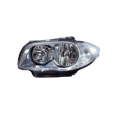 Bmw S/1 E87 04-*Faro Izquierd C/Regulac Electric (Interior Negro)