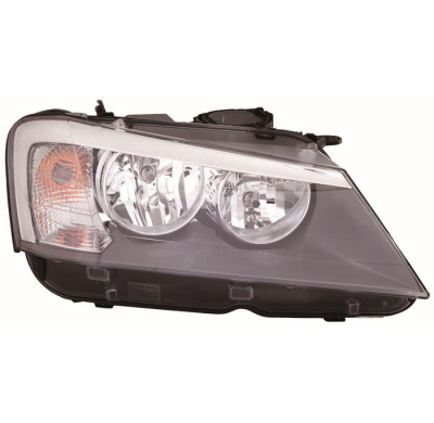 Bmw X3 11-*Faro Dch Con Regulacion Electrica (Con Motor) Interior Negro H7/H7